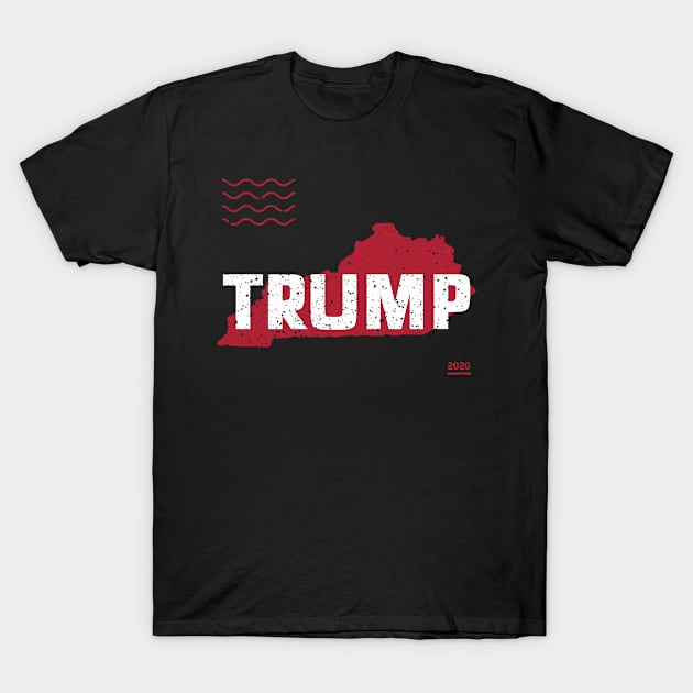 Trump Kentucky 2020 - Red Wave, Red State T-Shirt by Family Heritage Gifts